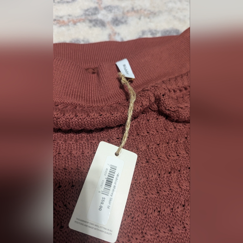 NWT Crochet Bodycon Skirt - Picture 6 of 7